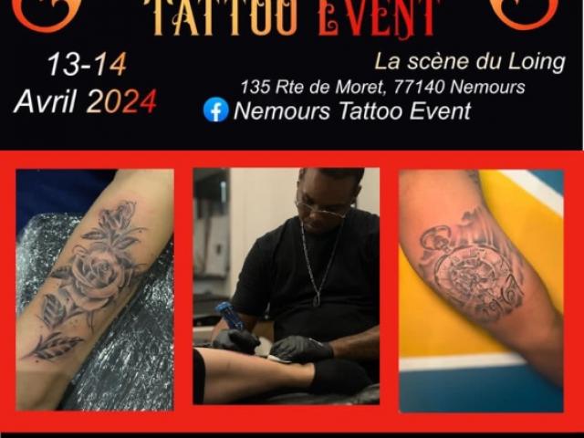 CONVENTION DE TATOUAGE À NEMOURS -La SCÈNE DU LOING, 135 rue de Moret 77140 NEMOURS  